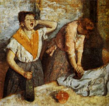 Edgar Degas : Women Ironing